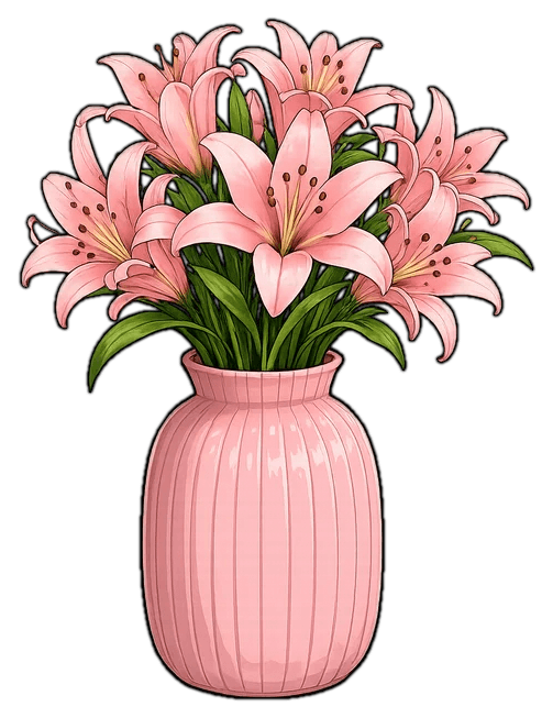 Vase of flowers